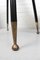 Sillas de comedor italianas con patas de latón, años 50. Juego de 4, Imagen 10