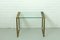 Mid-Century Hollywood Regency Coffee Table in Brass and Glass, Italy, 1970s 6