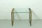 Mid-Century Hollywood Regency Coffee Table in Brass and Glass, Italy, 1970s, Image 6