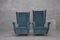 Fauteuils His & Hers en Velours, 1950s, Set de 2 1