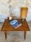 Mid-Century Side Table with Compass Legs, 1960s 13