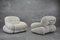Boucle Armchairs by Adriano Piazzesi for Tre D, 1970s, Set of 2 2