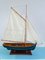 Vintage Wooden Galway Hooker Model Ship, Image 5