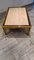 Brass and Travertine Coffee Table 3