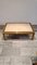 Brass and Travertine Coffee Table 1