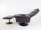 Leather DS 50 Tulip Chair & Ottoman from De Sede 8