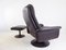 Leder DS 50 Tulip Chair & Ottoman von De Sede 20