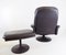 Leather DS 50 Tulip Chair & Ottoman from De Sede, Image 6