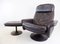 Leder DS 50 Tulip Chair & Ottoman von De Sede 2