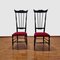 Vintage High Back Chiavari Chairs, Italy, 1950s, Set of 2 1
