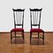 Vintage High Back Chiavari Chairs, Italy, 1950s, Set of 2, Image 1