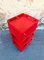 Vintage Italian Red Office Trolley Cabinet by Pellis Giovanni for Stile Neolt, 1960s 2