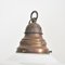 Lampe à Suspension d'Église Antique en Verre Opalin 3