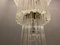 Lámpara de araña Mid-Century con prismas de cristal de Murano de Paolo Venini, Imagen 4