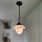 Mid-Century Modern Scandinavian Opal Glass Pendant Lamp, 1950s 7