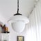 Mid-Century Modern Scandinavian Opal Glass Pendant Lamp, 1950s 2