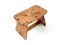Vintage Swiss Wooden Stool or Side Table, Image 6