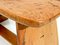 Vintage Swiss Wooden Stool or Side Table 8