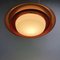 Mid-Century Ceiling Lamp in Opaline Glass from Philips, 1960s 3