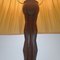 Dutch Amsterdamse School Black Oak Floor Lamp, 1930s 4