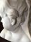 Busto de Putto o niña de mármol de Carrara blanco, años 40, Imagen 9