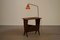 Reconstruction Side Table with Reading Lamp, 1950s 6