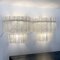 Mid-Century Italian Clear Murano Glass Sconces, Set of 2 10