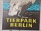 Póster del zoológico de Berlín Tierpark vintage con pelícano, años 70, Imagen 9