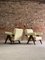 PJ-010806 Chandigarh Easy Lounge Sofa & Armchairs by Pierre Jeanneret, 1950s, Set of 3 9