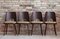 Mid-Century Sahco Fabric Dining Chairs by Oswald Haerdtl, 1950s, Set of 4 1