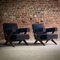 PJ-010806 Easy Lounge Armchairs by Pierre Jeanneret, 1950s, Set of 2 1