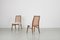 Beech Wood Chairs with Woven Back, 1950s, Set of 2 11