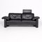 Black Leather Sofa from Brühl & Sippold, Image 4