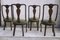 Eichenholz Stühle mit gewölbten Rückenlehnen, England, 1870er, 4er Set 8
