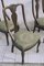Eichenholz Stühle mit gewölbten Rückenlehnen, England, 1870er, 4er Set 4