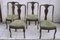 Eichenholz Stühle mit gewölbten Rückenlehnen, England, 1870er, 4er Set 2