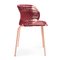 Purple Cielo Stacking Chair with Armrest by Sebastian Herkner 6