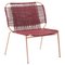 Purple Cielo Lounge Low Chair by Sebastian Herkner 1