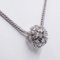 Vintage 14K White Gold Necklace with Cut Diamonds, 60s 3