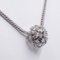 Vintage 14K White Gold Necklace with Cut Diamonds, 60s, Image 3