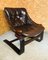 Vintage Danish Lounge Chair in Coco Leather and Rosewood 5