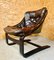 Vintage Danish Lounge Chair in Coco Leather and Rosewood 4