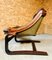 Vintage Danish Lounge Chair in Coco Leather and Rosewood 10