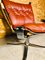 Vintage Leather Low Back Chrome Falcon Chair by Sigurd Russell 5