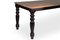 French Provincial Style Dining Room Table with Black Ebonized Legs, Image 2