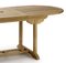 Teak Oval Foldable Dining Table 4