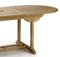 Teak Oval Foldable Dining Table 4