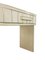 21st Century Two-Drawer Mirrored Glass and Brass Writing Desk 6