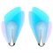 Art Deco Style Sconces with Colored Glasses, Set of 2, Image 1