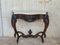 19th French Regency Carved Walnut Console Table, Image 2